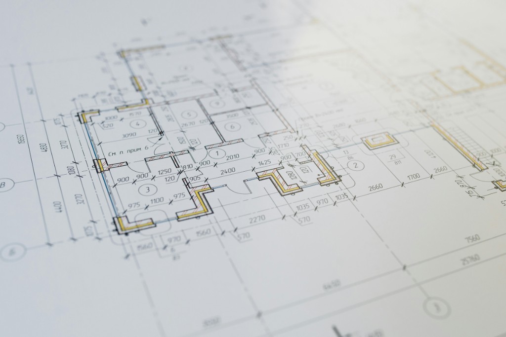 Architectural blueprint